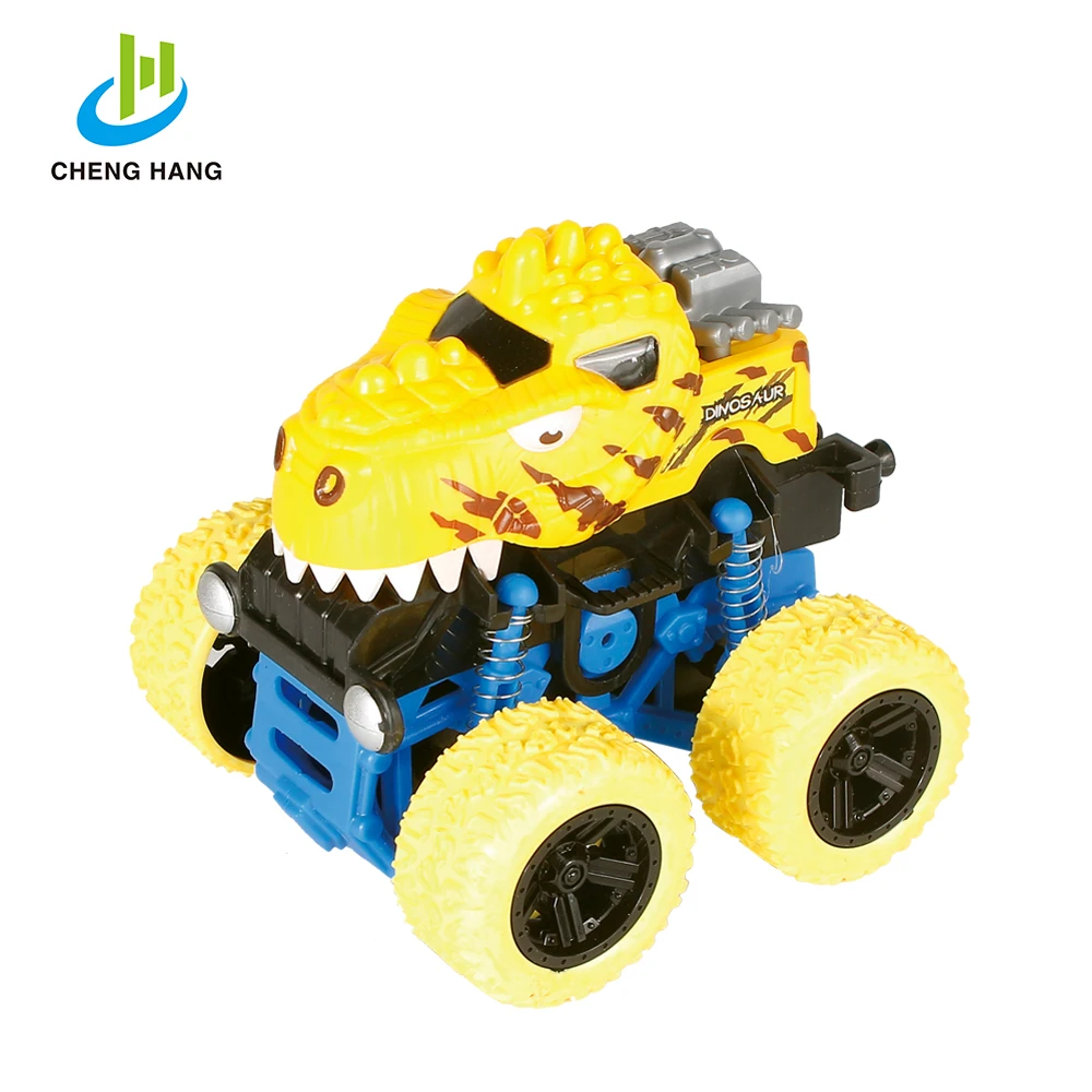 
12PCS 4x4 Wheels Mini Friction Dinosaur Car Toy For Kids 
