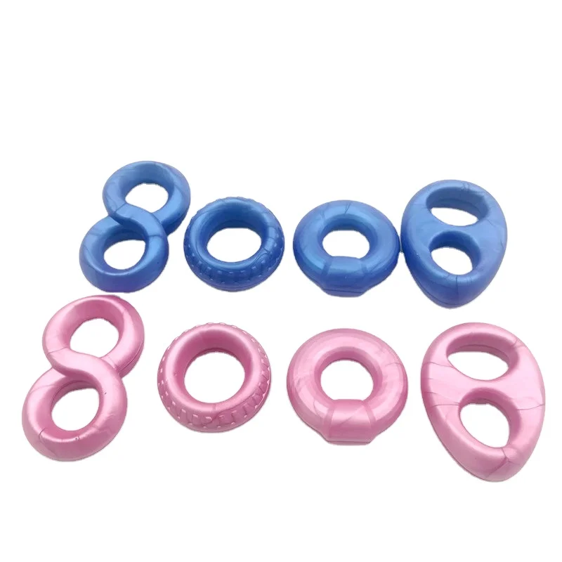 Hot Sale Clitoral Stimulation Ring Male Wear Ejaculation Delay 8-1 Liquid Silicone Cock and Ball Ring Sex Toys For Man