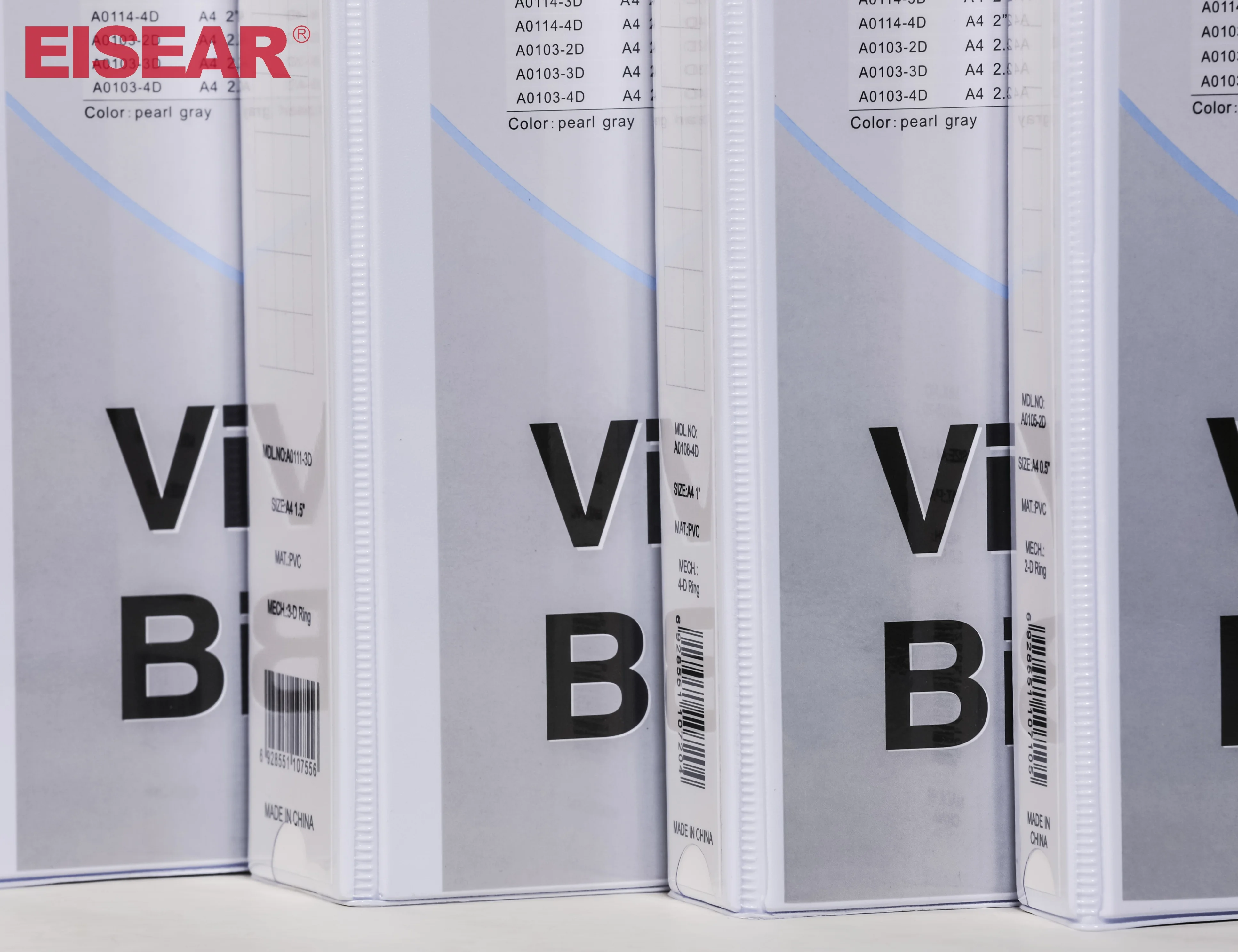 Top quality Customized PVC ring binder No distortion No broken Durable file Heavy duty cardboard