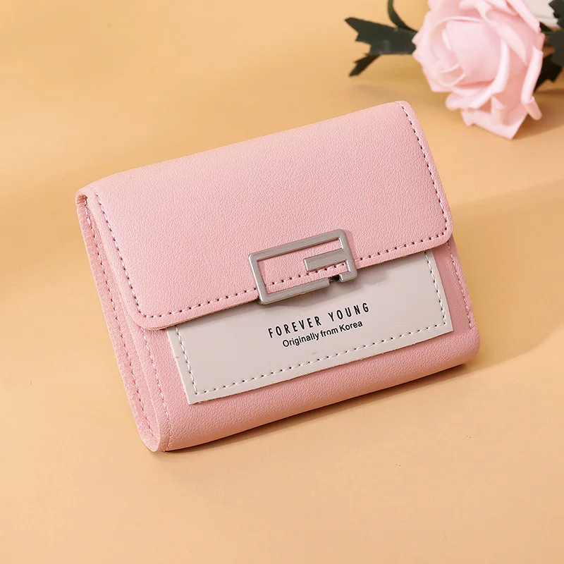 High Quality Wholesale Cheap Coin Purse Wallet Women Mini Fashion New Leather Card Wallet