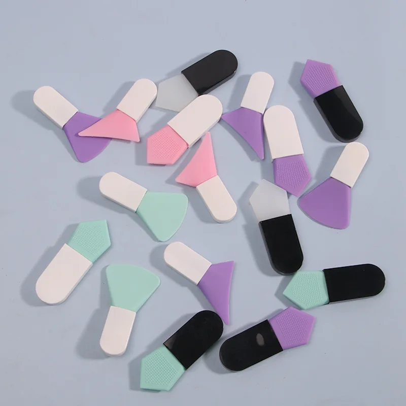 Luma Silicone Face Mini Mask Brushes Mask Facial Mud Tools Makeup Brush Flexible Facial Brushes for Applying