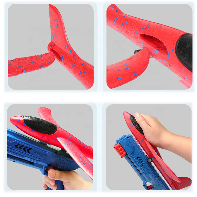 2022 NEW outdoor funny Airplane Launcher Gun New Foam for kid