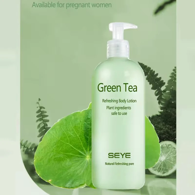 OEM ODM 120ml Green Tea Lotion Vegan Soothing Natural Oil Control Face Body Deep Moisturizing Nourishing Whitening Skin Care