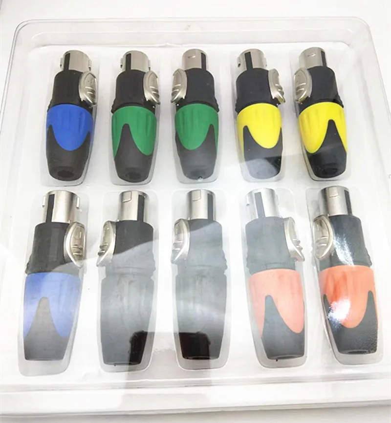 Speakon NL4FC Metal Copper Core Speaker Cable Connectors Speakon Audio XLR Connector for Loudspeakers