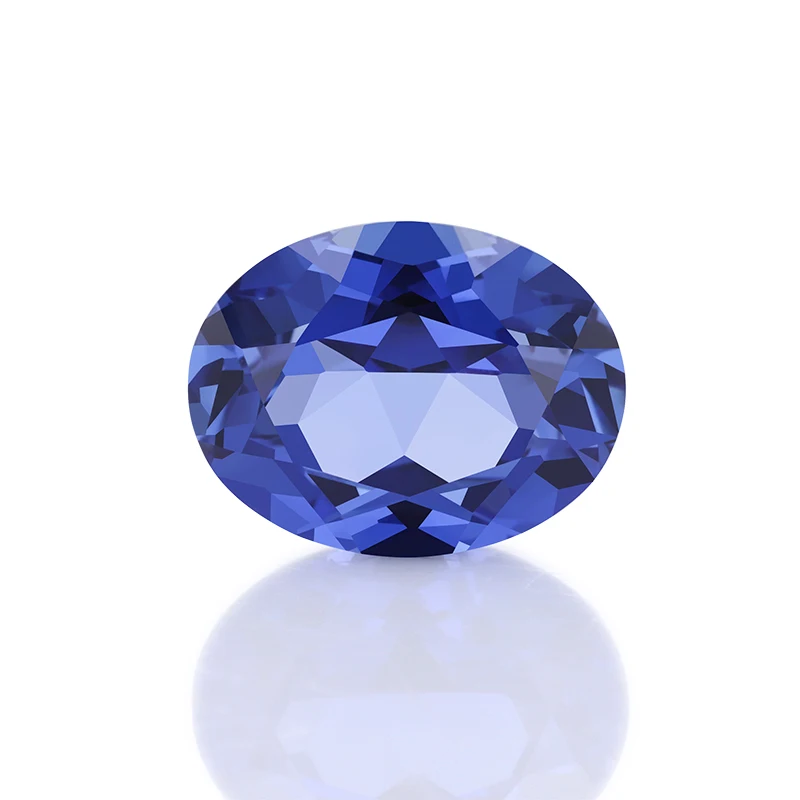 Royal Blue Oval Shape 7*9 mm fashion Style Loose Gemstone  Lab Grown Sapphire