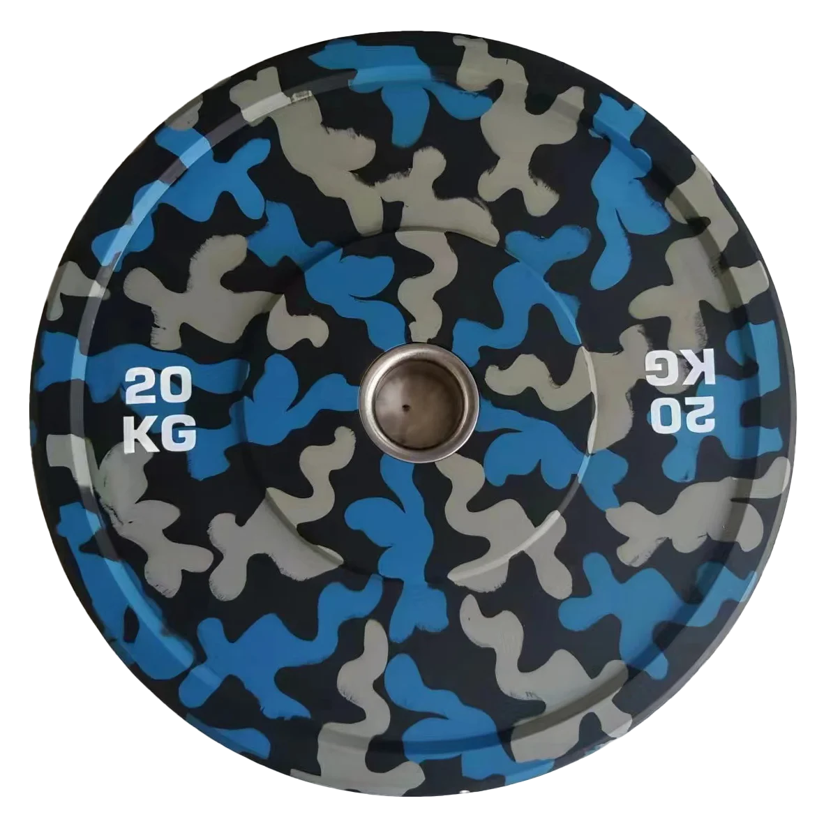 New gym fitness set Factory Price rubber fleck weight lifting discs camo camouflage weightlifting bumper weight plates