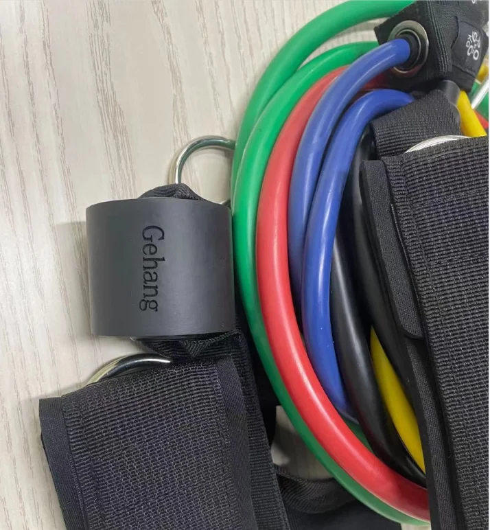 Высококачественные регулируемые эластичные ленты из натурального латекса с логотипом на заказ, 11 шт.