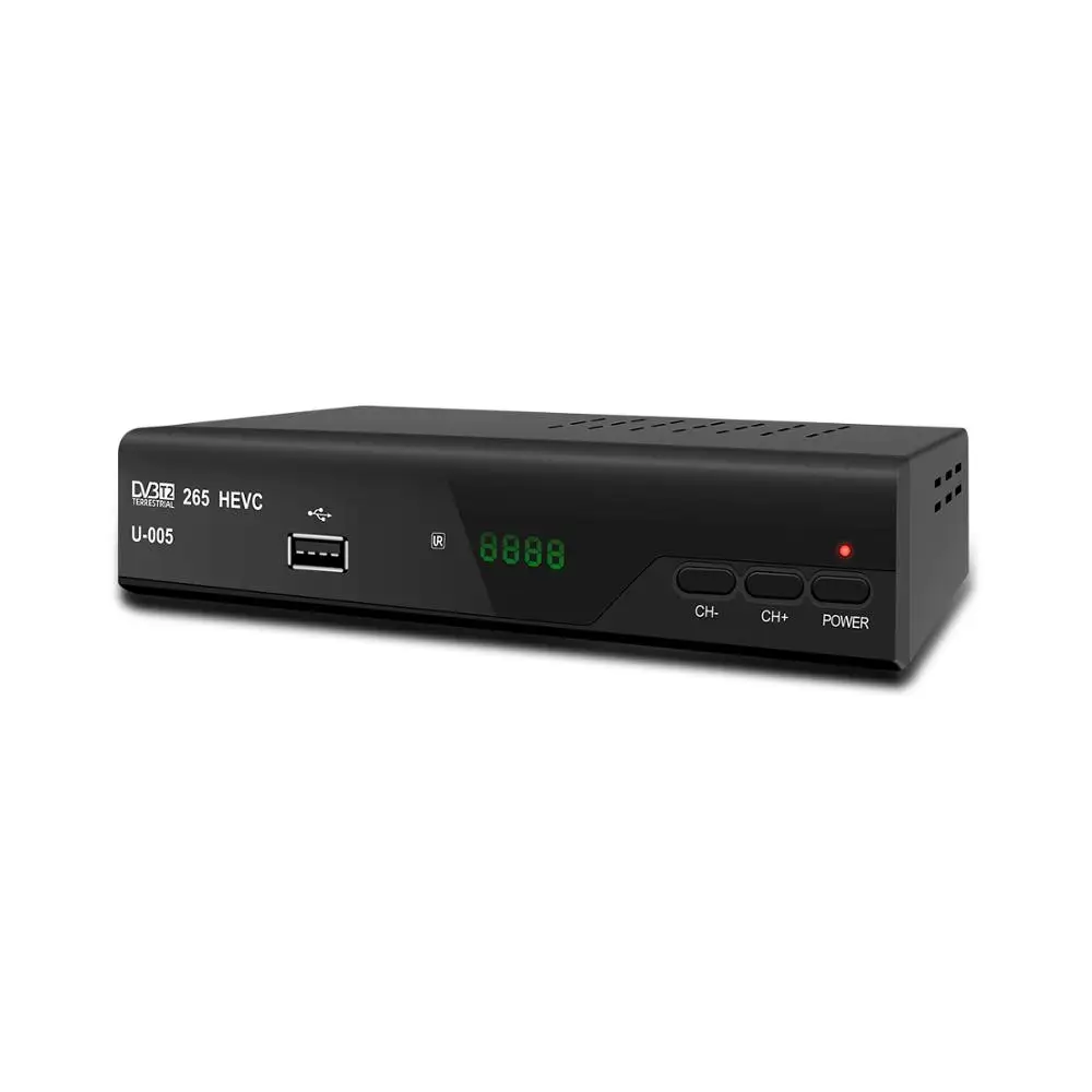  JUNUO Sunplus 1509 м h.265 приемник hd mpeg4 dvb t2 Бесплатная воздуха Dvb-t2 Декодер каналов кабельного телевидения для