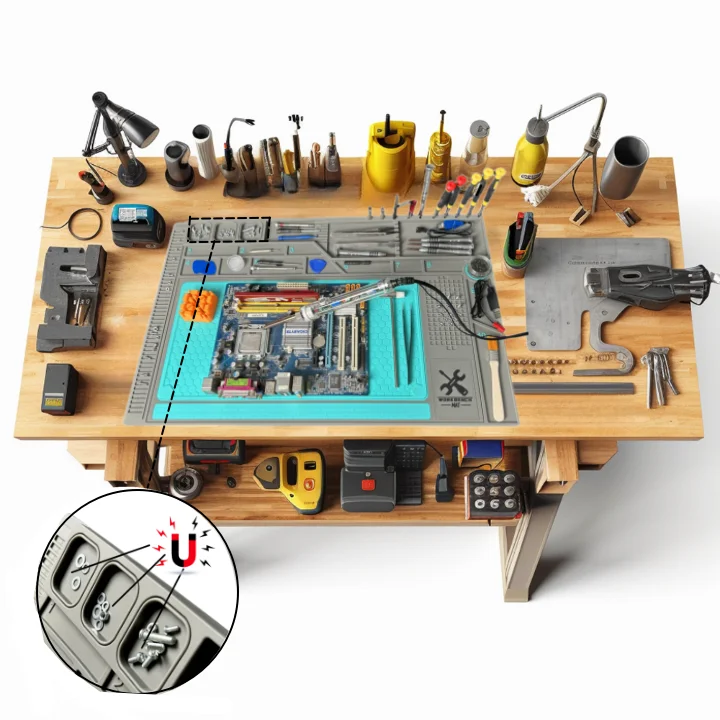 Антистатический резиновый пользовательский силиконовый рабочий припой коврик для компьютера мобильный сотовый телефон ремонт коврик