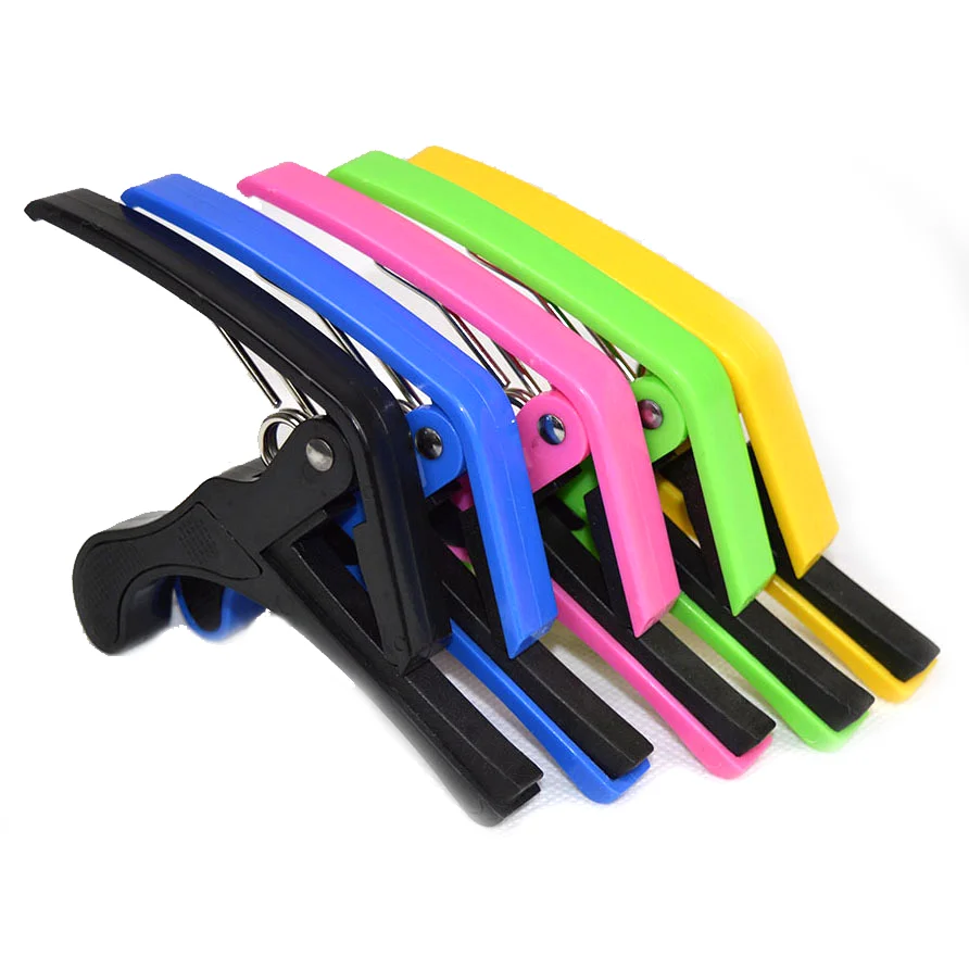 Factory Direct Supply Cheap Multicolor ABS Guitar Capo for Acoustic&Electric Guitar OEM Supported