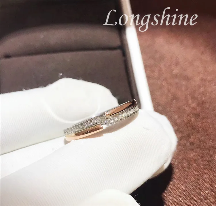 Shenzhen Jewelry Hot Selling Luxury Couple Ring Set Wedding band Ring set Friendship Diamond Ring