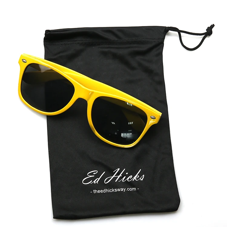 Customized soft durable exquisite microfiber sunglass bag microfiber sunglasses pouch case