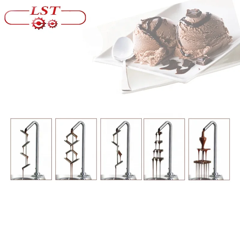 LST 5.5L capacity hot chocolate dispensers chocolate tempering machine