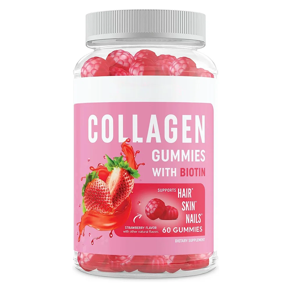 OEM Factory Supply High Quality Pure Natural Private Label Skin Whitening for Men Women Vitamin Collagen Gummy