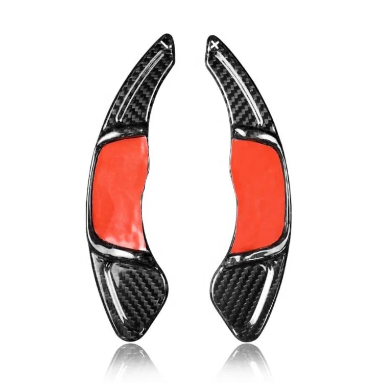 Steering Wheel Gear Panel Paddle Shifter Extensions Carbon Fiber Interior Accessory For 15-17 Golf 7 Car Trim
