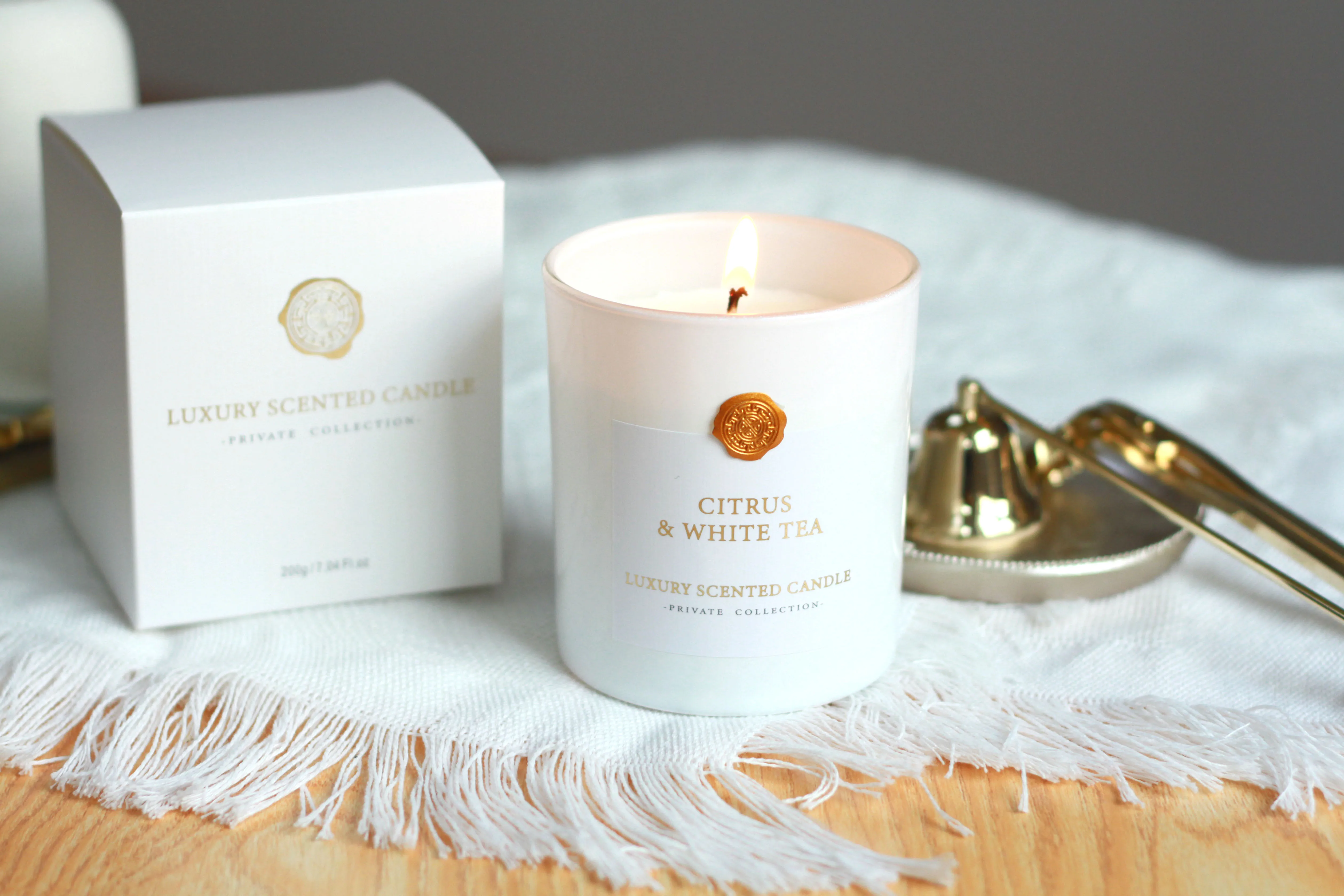 wholesale  novelty private label scented candles with tube packaging