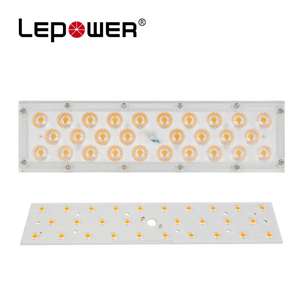 5050 SMD LED PCB + объектив наборы 180-200lm/Вт, 30 Вт, 40 Вт, 50 Вт Светодиодный свет PCB уличного света/прожектор обычай привел печатной платы