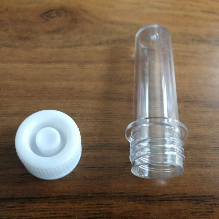 pp and pet material different-color covers leak proof 5ml 10ml high quality clear plastic test tubes
