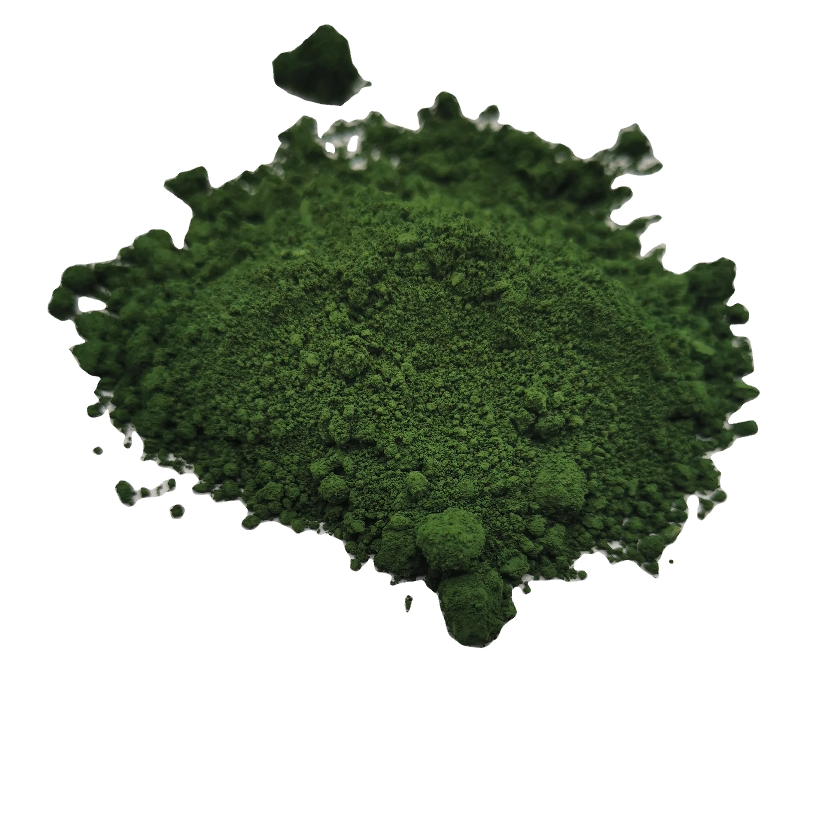 Superfine chrome oxide green, clear light powder