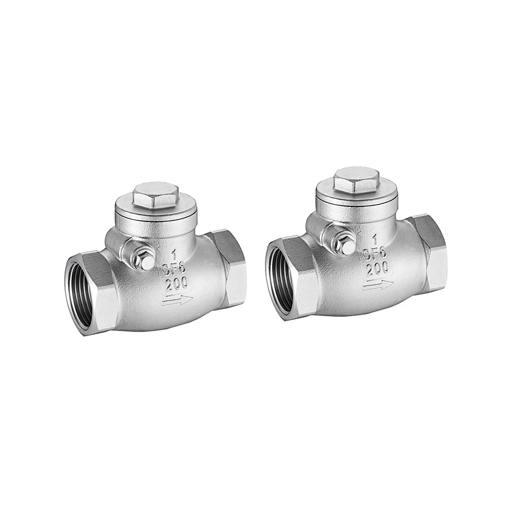 YFA CF8 316 BSP NPT Thread End wenzhou industrial chek valve stainless steel swing check valve