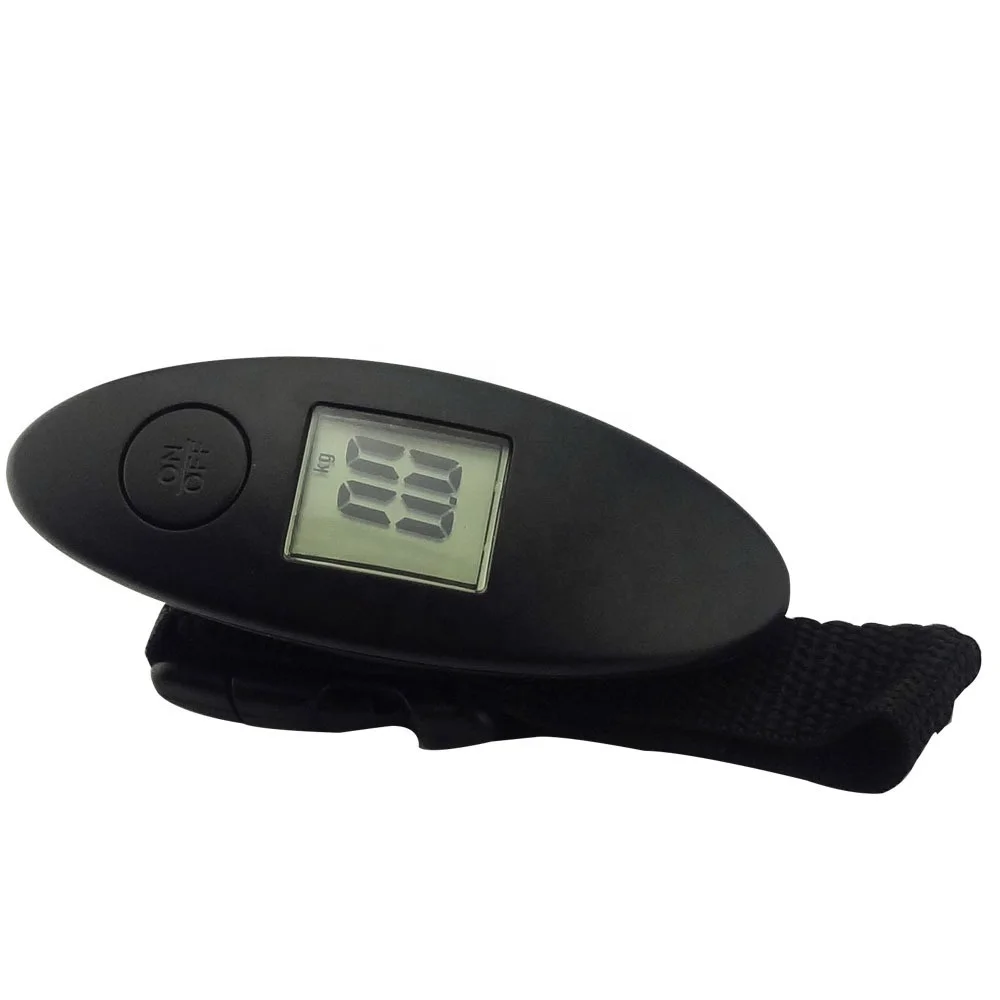 40KG Electronic Suitcase Weighing Digital Luggage Scale Tension Dynamometer With Hold Function PT-101