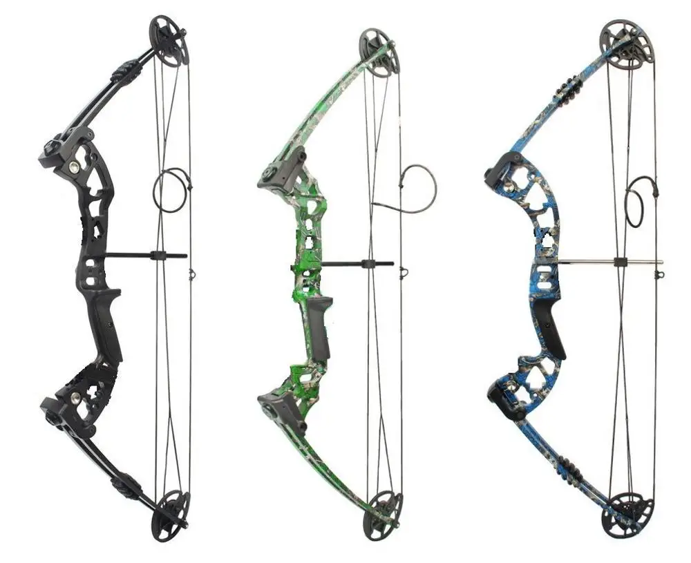 ZS-M131 Hunting Fishing Competition Compound Bow  for shooting  Archery Arrow 30-55lbs Aluminum Riser Laminated Limbs