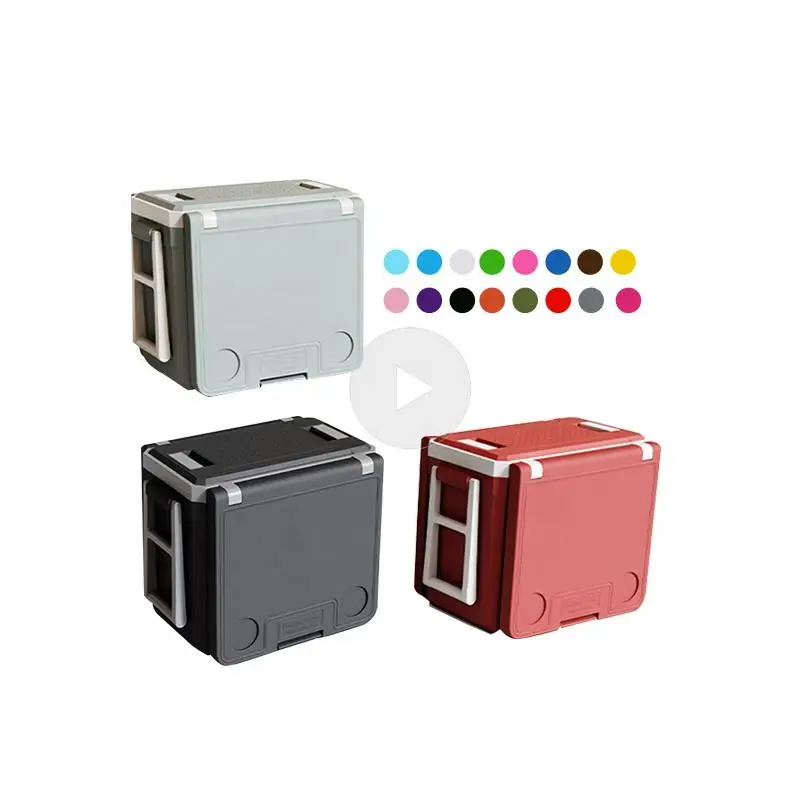CB9008 32L Green Dark Blue PE PP Portable Mini Outdoor Luxury Ice Cooler Box With 1 Table And 2 Chair For Camping Travel