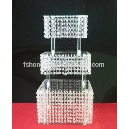 DG-19 crystal chandelier wedding acrylic cake stand