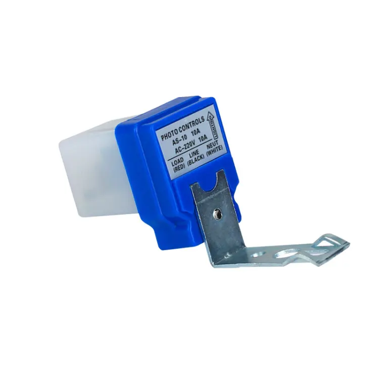 Rain proof fully automatic street lamp sensing switch AS-10 Light control switch 12V Automatic photosensitive controller