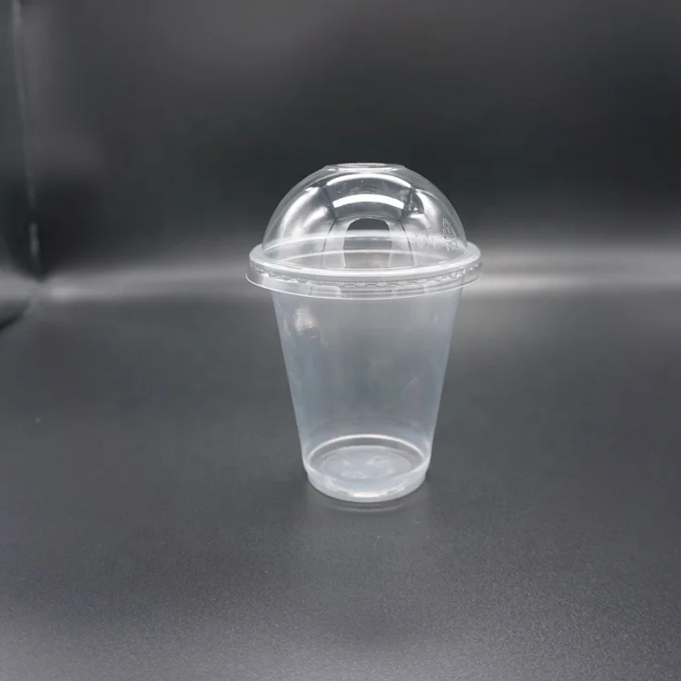 Cheap 10Oz Food Grade Non-Toxic Clear Pp Fruit Cup With Dome Lid Manufacturer