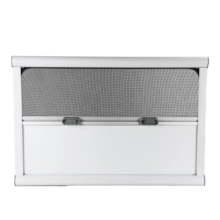 High quality 1200X350mm 4R70 motorhome window can opened at 80° rv window tempered glass caravan window