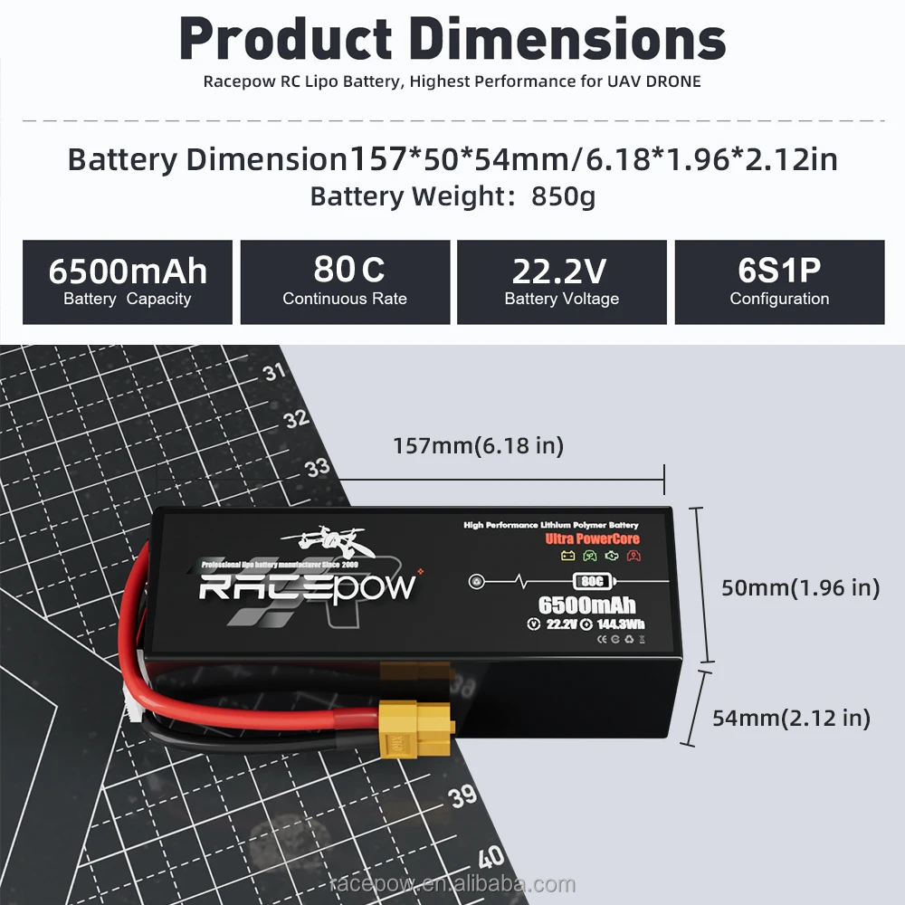 Аккумулятор для дрона FPV 6S 8S 12S 22 2 V 44 4 5200mAh 8000mAh 12000mAh 50C 60C 80C 100C XT60 XT90 по оптовой цене