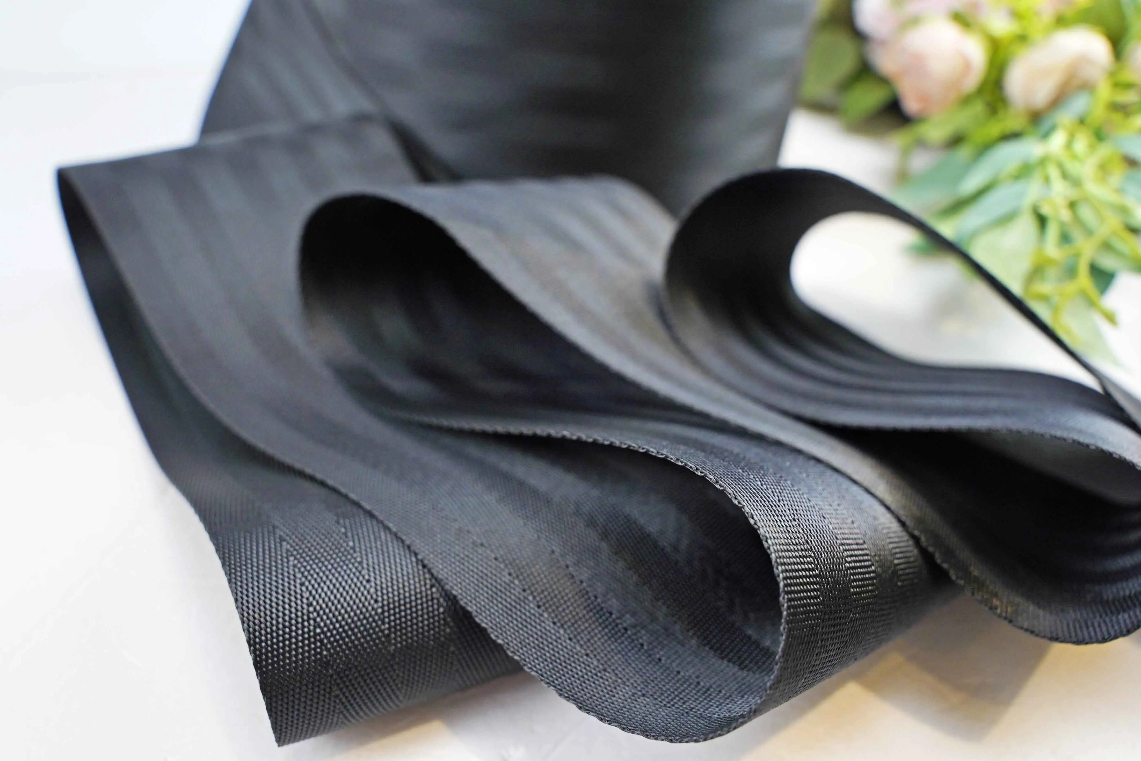 Factory direct supply muli-color abrasion resistant polyester webbing for child seat belt