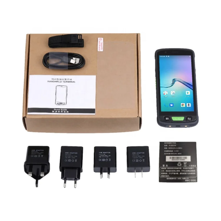 NFC UHF RFID PDA Беспроводной Wi-Fi 4G BT портативный терминал Android Ручной КПК сканер