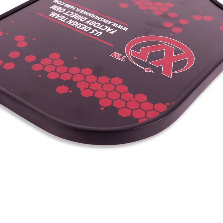 China Manufacturer Simple Pickleball Paddle USAPA Aramid Carbon Fiber Honeycomb Filling Pickleball Raquet