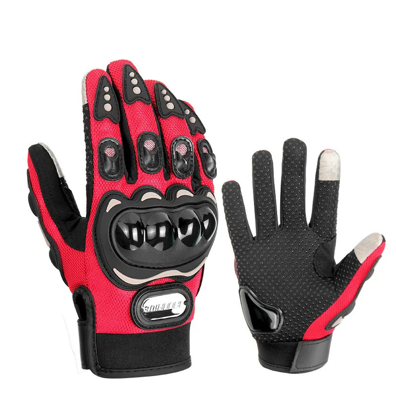 Professional Pro Wholesale Security Equipment Biker Motorcycle Full Finger Racing Gloves