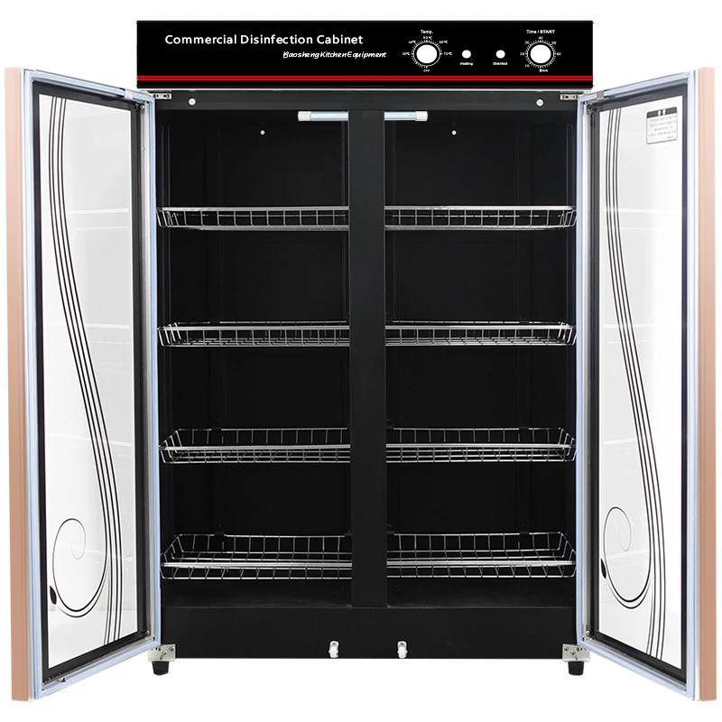 Lowest Price Mechanical Electric Dish Dryer With 304 Stainless Steel Rack Electric Kitchen Disinfection Cabinet