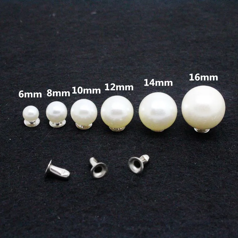 Newest hot selling freshwater button pearl DIY pearls for rivets on caps