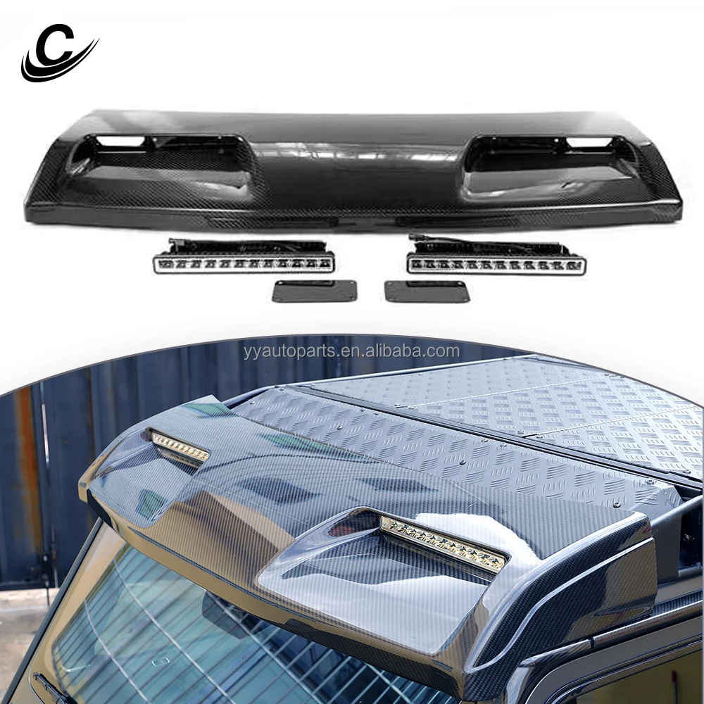 W464 4x4 Roof Spoiler with Original Lights For G350 G55 G500 G63 G550 G65 W464 Interior Lights