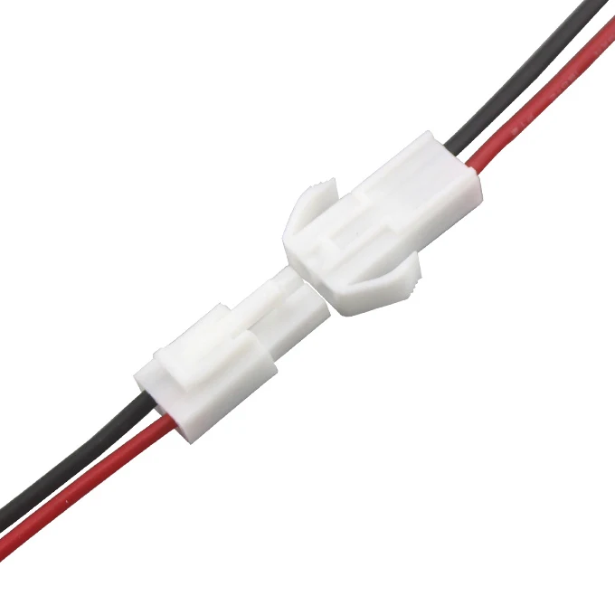 Original 10a  2 Pin Way Connector 4.5Mm El-2P With 20Cm Cable 22Awg Plug Wire To Wire Male Connector