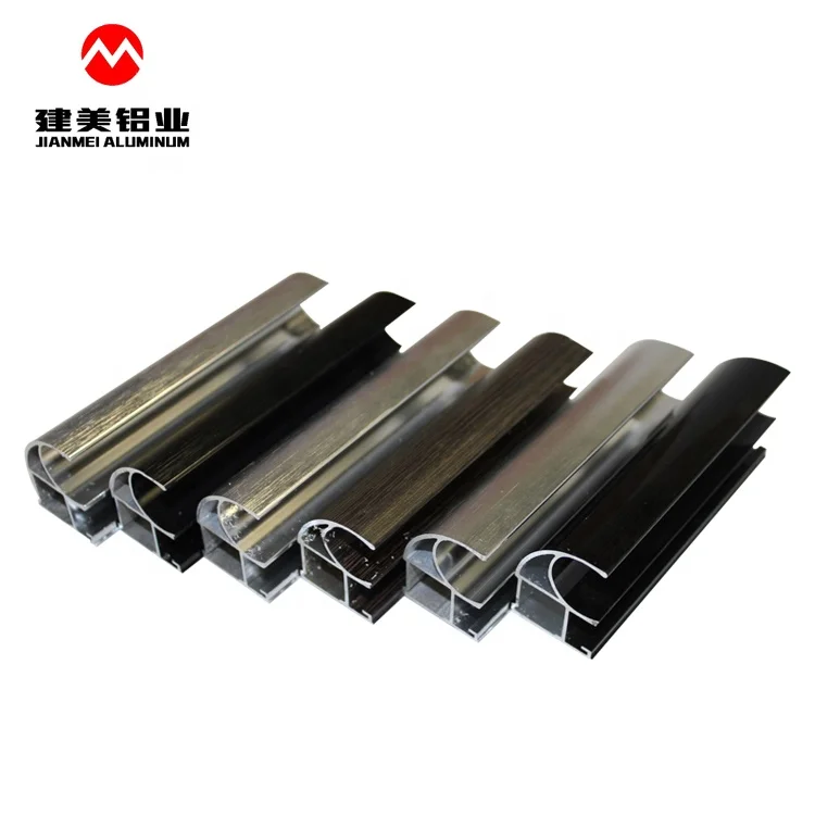 Competitive Price Aluminum Extrusion Profiles For Furniture Kitchen Cabinet Series