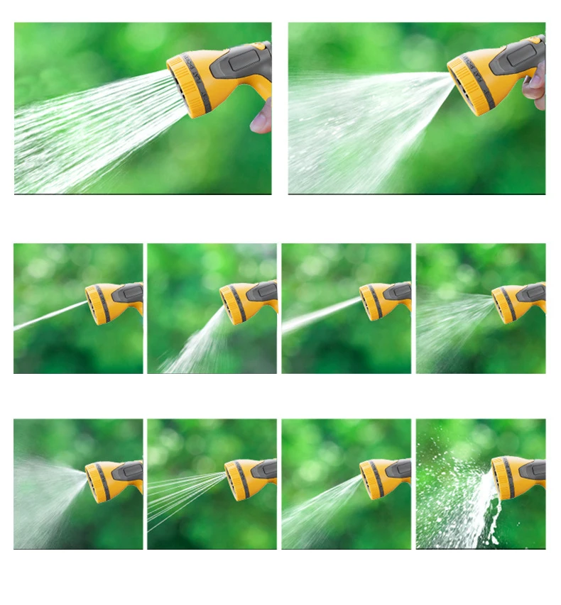 DD3457 High-pressure Water Gun Car Storage Rack Reels Nozzle Sprinkler Watering Flowers Portable Garden Hose Reel With Hose