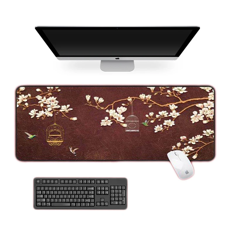 Traditional Chinese Royal Style Painting Mouse Pad Imperial Palace Fobidden City Pattern Mouse Mat Waterproof