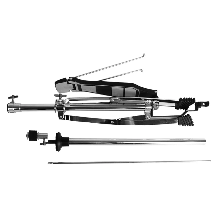 BST-CJ-510  pedal control drum  cymbal stand with pedal percussion drum Set for drum perform