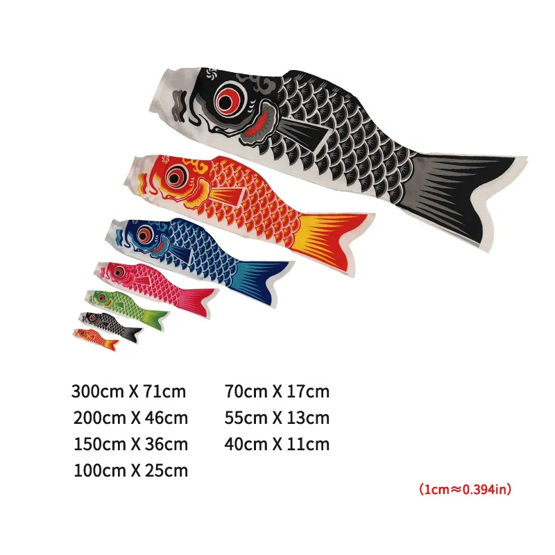Атласная ткань лучшего качества разные размеры 50/70/100/150/200 см атласная на заказ японские носки Koi Nobori Carp Wind