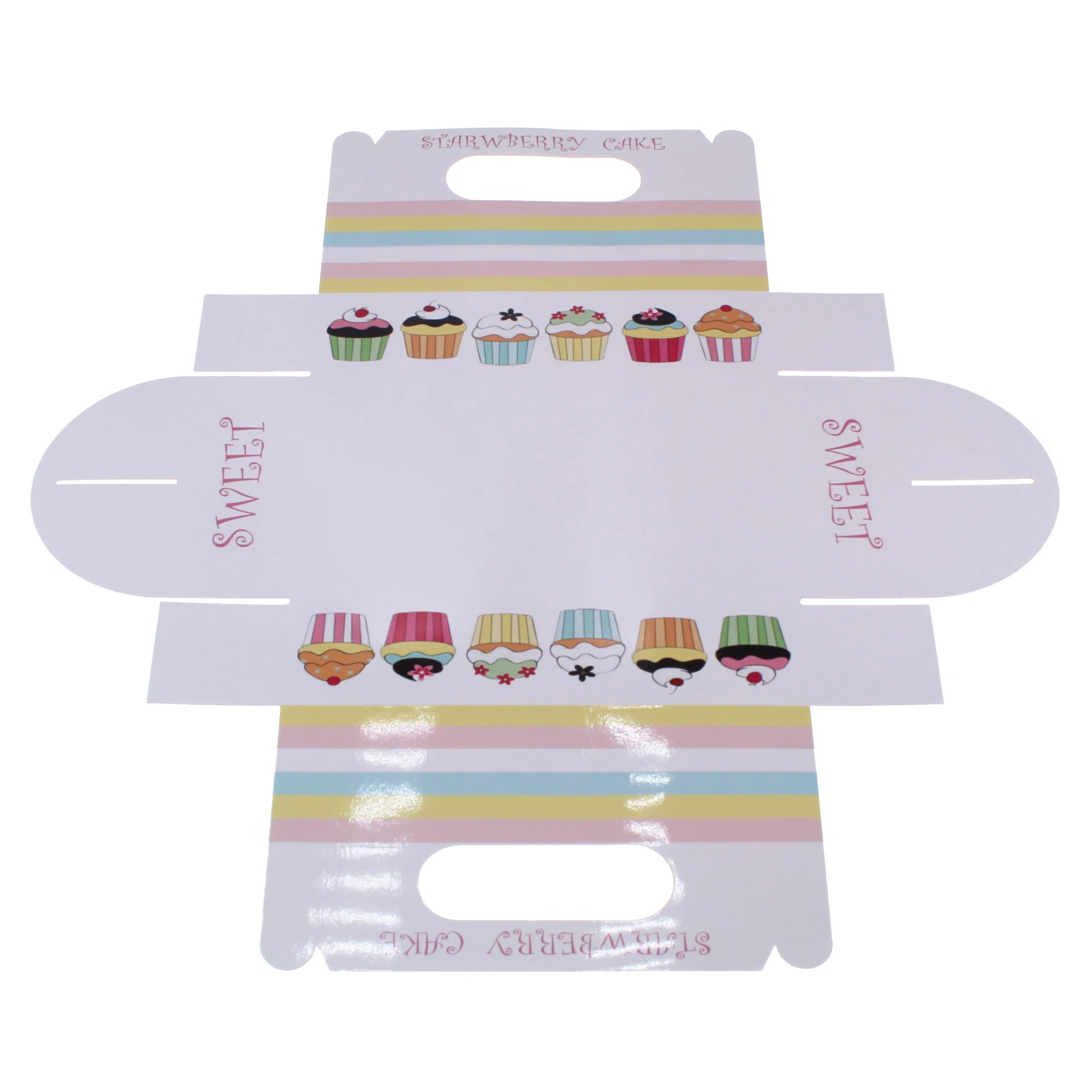 Custom Coated Paper Baking Cake Board Packaging Boxes For Biodegradable Small Cookies Baking Paper Packaging Food Box