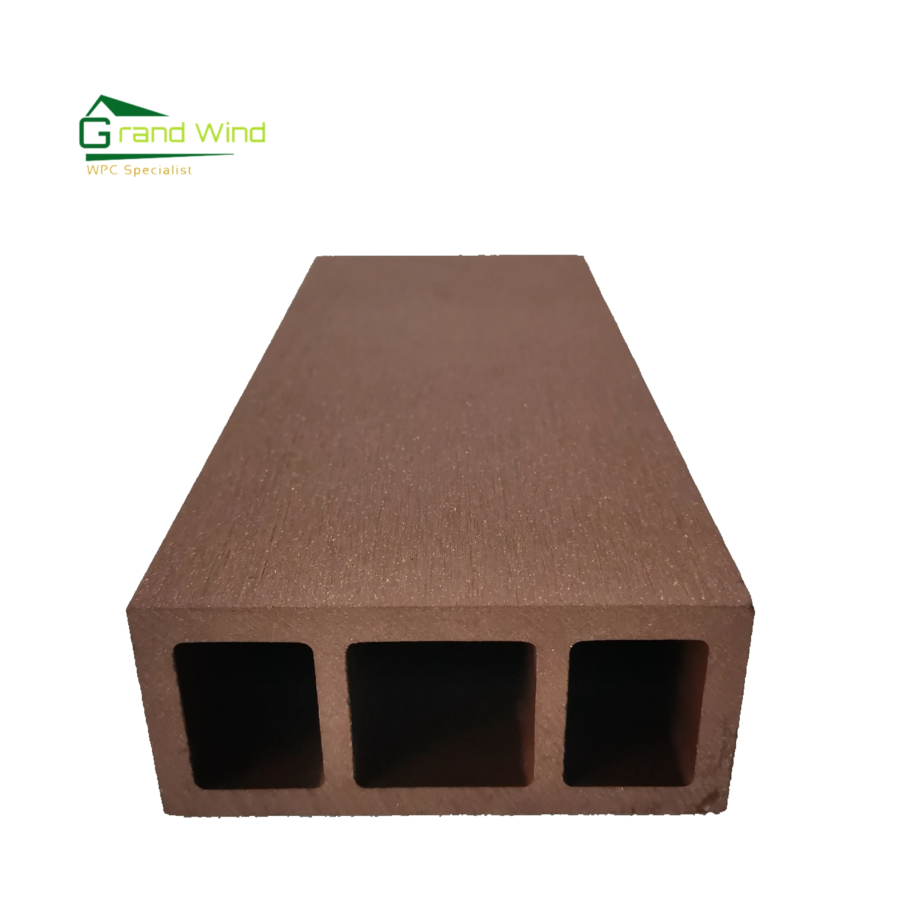 WPC louver tube for garden pergola
