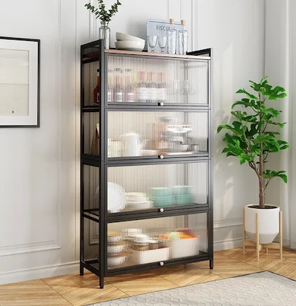 2 Layer Floor-standing Multi-layer Kitchen Shelf  Storage Multifunctional Kitchen Shelf Rack