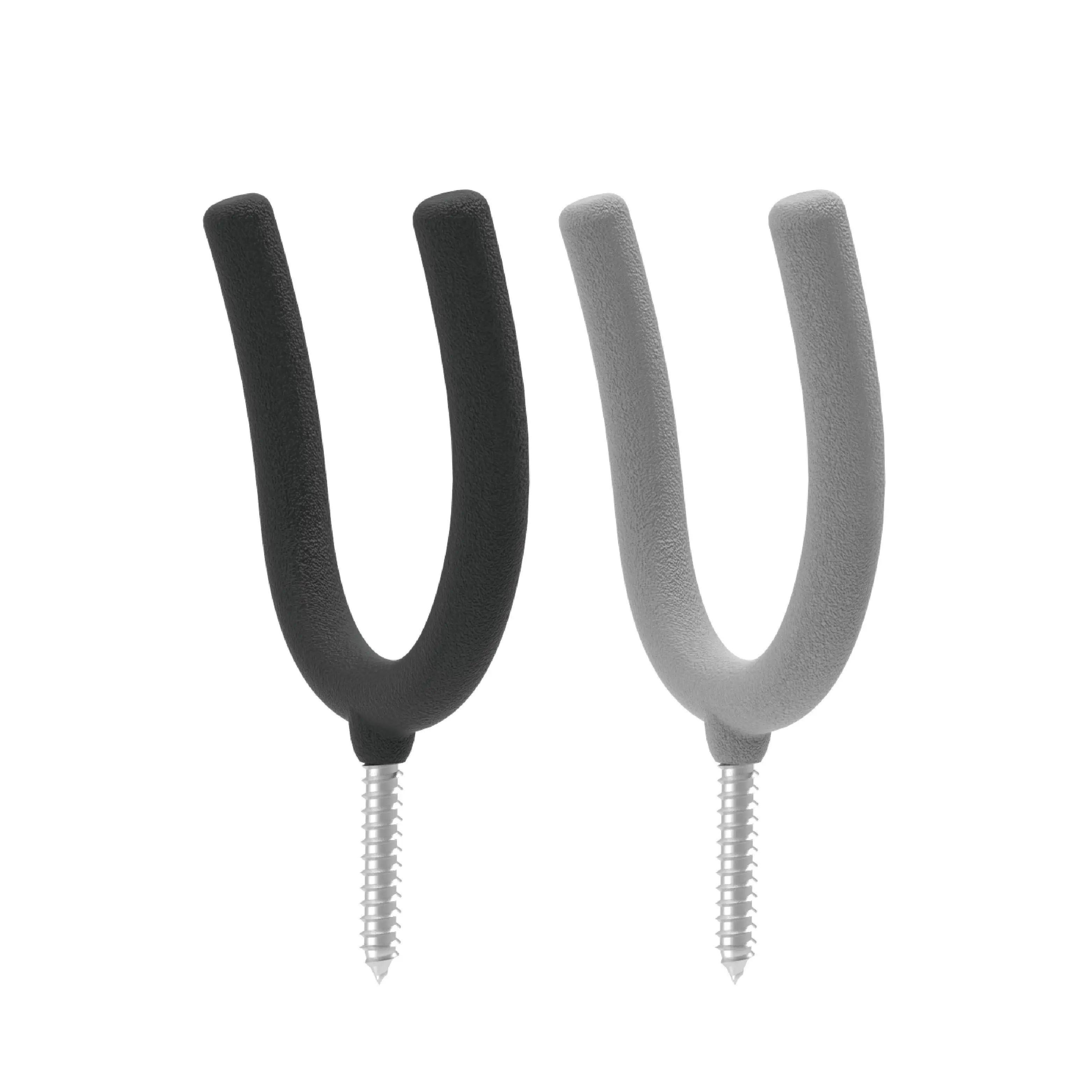 Factory price ladder heavy duty metal shaped cup hooks steel screw in hook