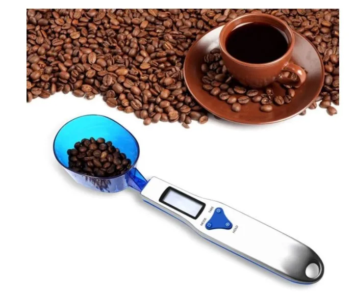 Removable Spoon Kitchen Scale Digital Mini Coffee Scale Electronic Measuring Scale